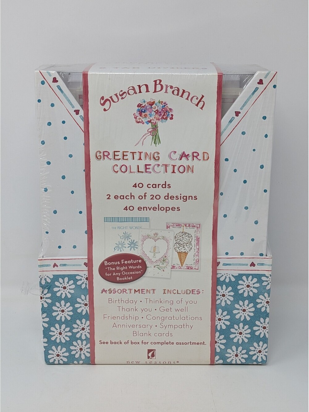 Susan Branch Boxed Greeting Card Collection All Occasion 40 Count New Sealed